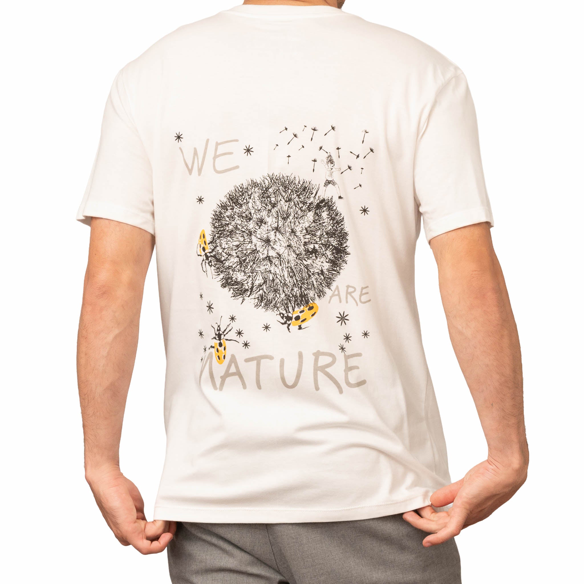 Remera Astylus crudo Sunas We Are Nature escarabajo 7 de oro
