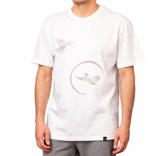 Remera Benteveo blanca Sunas diseño minimalista