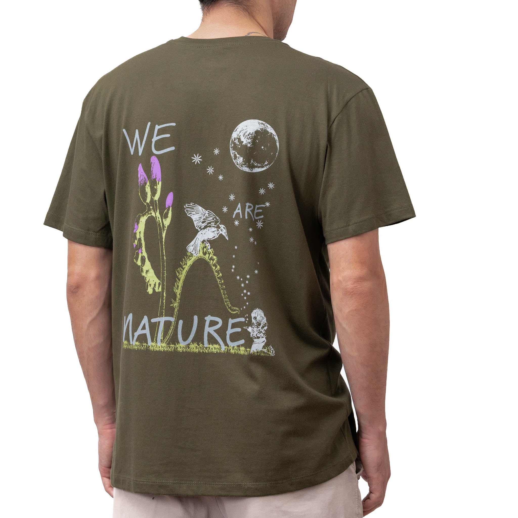 Remera Pitangus verde Sunas Benteveo y Drosera capensis